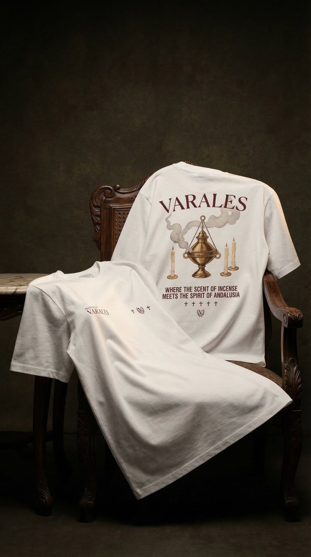 Camiseta Incienso Blanca