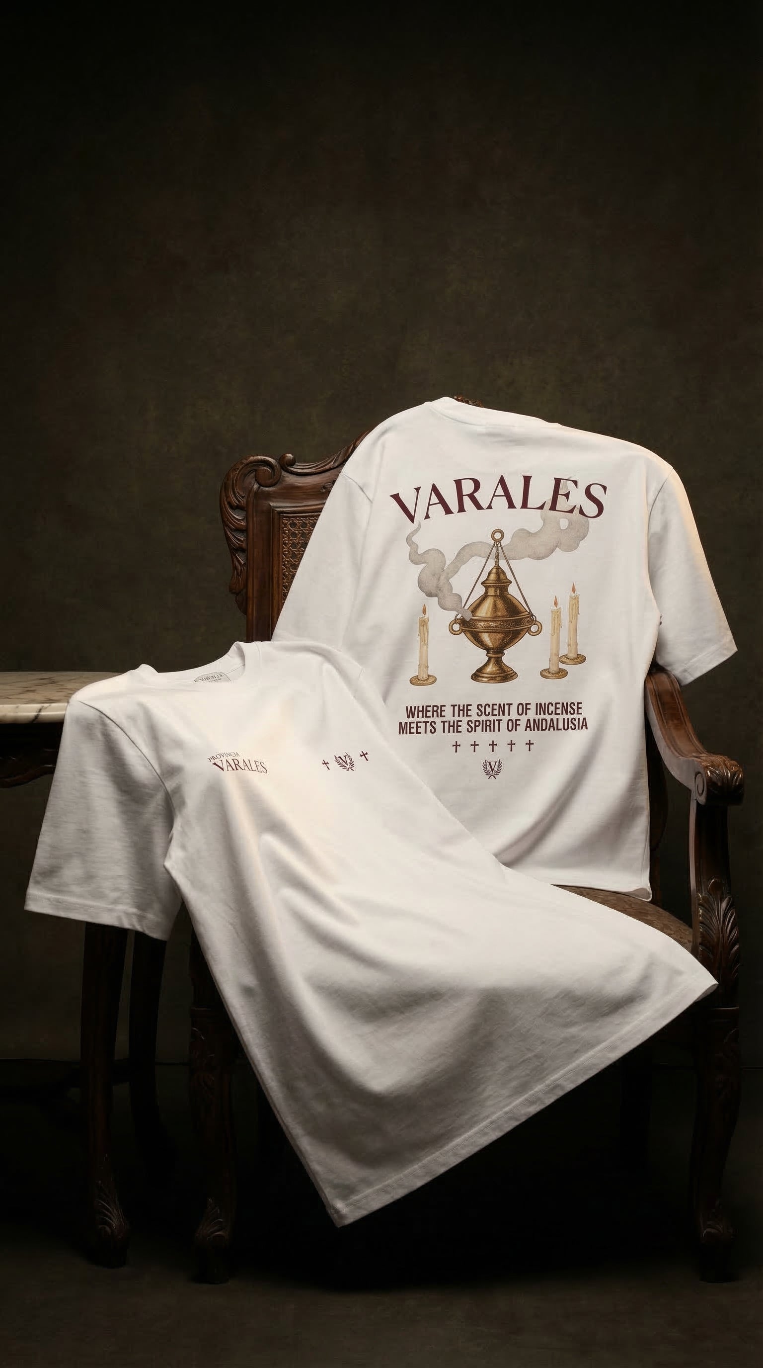 Camiseta Incienso Blanca